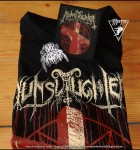 Nunslaughter Zestaw: Koszulka + Pin + Naszywka 