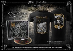 Xificurk - 1096  , SET: Jewel Case + T-shirt, Black Metal Poland 