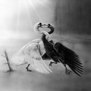 ALGHAZANTH - The Three-Faced Pilgrim ,  12" vinyl ,  Symphonic Black Metal Finland 