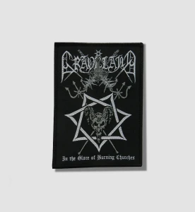 Graveland -  In The Glare of Burning Churches  OFFICIALLY LICENSED PATCH   