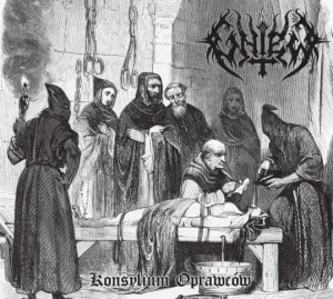 Gniew - Konsylium oprawców , EP , jewel case,  Black Metal 