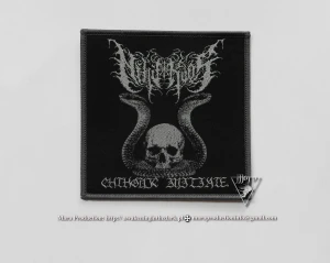 Nihil Kaos - Naszywka haftowana / Woven Patch  Size: 9,5cm x 9,5cm