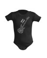 Baby Bodysuit  ROCK STAR size from 0 to 9 months (different colors) (1)