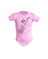 Baby Bodysuit  ROCK STAR size from 0 to 9 months (different colors) (1)