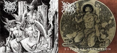 Black Altar -  "Suicidal Salvation / Emissaries of the Darkened Call" VINYL 12"